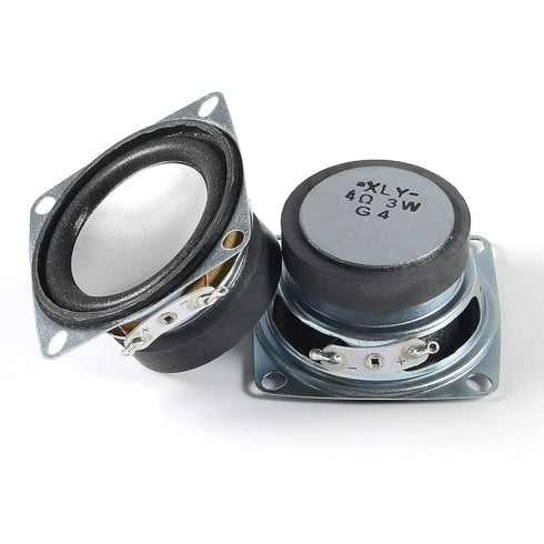 2PCS 2" 4Ohm 3W Full Range Audio Stereo Speaker Round Loudspeaker + 2PCS 3Wx2 DC 5V Class D Digital Amplifier PAM8403 Amp Module for Arduino DIY R...