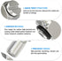 TAILONZ PNEUMATIC 4MM Tube OD x M4 Thread Elbow Miniature Quick Release Couplings Locking Pneumatic Fittings PL4-M4 (Pack of 10)...