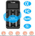 Intelligent Charger, Snado LCD Display Universal Smart Charger for Rechargeable Batteries Li-ion Batteries 18650 18490 18350 17670 17500 16340 145...