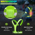 LED Reflective Vest USB Rechargeable Running Gear Night Light up Vest Safety Gear Adjustable Elastic Size Night Running LED VES for Men/Women/Chil...