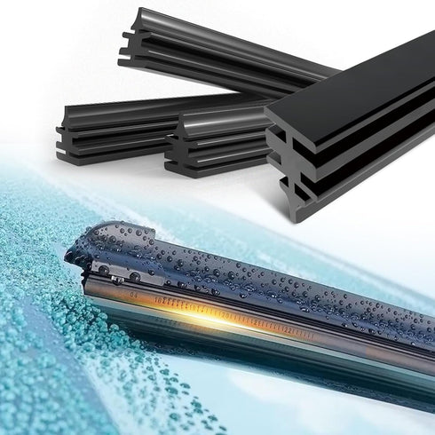 Car Wiper Blade Replacement Strip, 28" Adjustable Windshield Wiper Blade Refill Strip, Automotive Frameless DIY Rubber Wiper Blade for Car, Truck,...