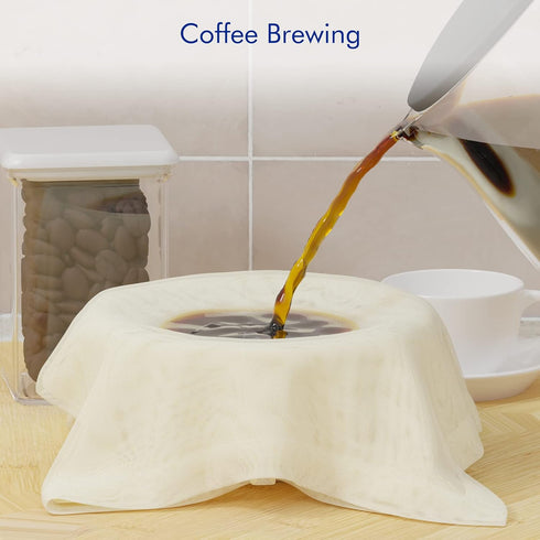 4 PCS Reusable Cheesecloth, Grade 100, 20x20 Inch Hemmed Organic Cheese Cloth for Straining Craft, 100% Cotton Unbleached Cloth Strainer for Cooki...