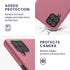 kwmobile Case Compatible with Samsung Galaxy A12 Case - Soft Slim Protective TPU Silicone Cover - Dark Rose...