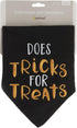 Pearhead Trick or Treat Bandana, Fall Holiday Dog Apparel, Halloween Dog Costume, Dog Slip On Collar Accessories, Small/Medium, S/M...