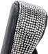 Faux Leather Shine Stone Gear Shift Knob Cover Unique Style Shifter Protective Sleeve Velcro Type (Black)...