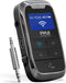 PyleUsa Wireless Bluetooth Streaming Transmitter Receiver - 2-in-1 Audio Adapter for Home Appliances, Car, and Other Uses LCD Display, and AUX Aud...