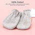 BQUBO Newborn Infant Toddler Mittens No Scratch Cotton Elastic Wrist Gloves Hypoallergenic for 0-6 Months Baby Boys Girls...