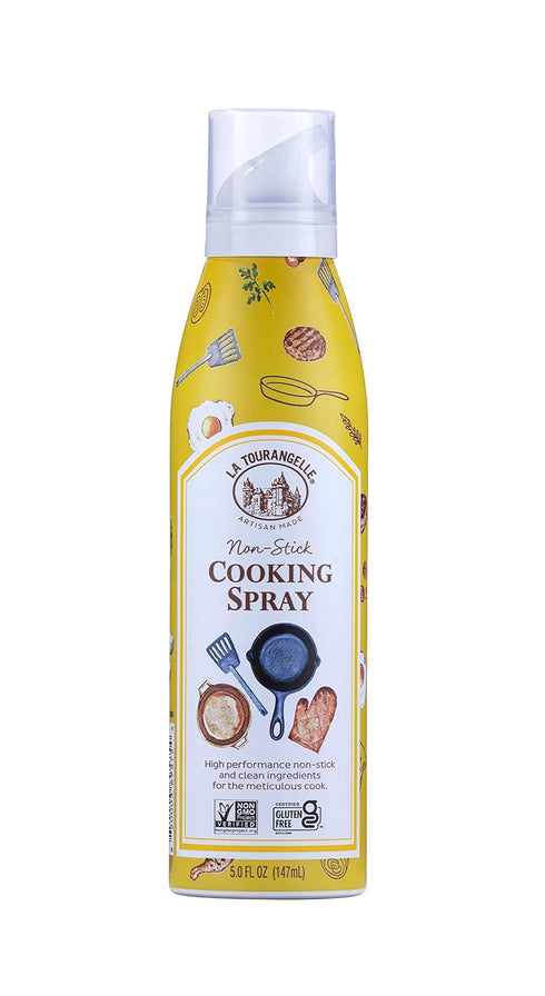 La Tourangelle, Non Stick Cooking Spray, Expeller Pressed Oil, Non Aerosol, For Neutral Flavor, Medium to High Heat, 5 Fl Oz...