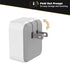 Scosche HPDC60WT-SP Powervolt 60W USB Type-C Wall Quick Charger Compatible with All Power Delivery 3.0, 2.0, and Standard USB-C or USB-PD Phone De...