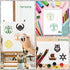 60pcs Runes Stencils for Painting on Wood Burning Patterns Tree of Life Stencils Nature Stencil Tree Paint Template on Art Craft Canvas Wall Fabri...