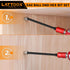 Ball End Hex Head Allen Wrench Drill Bit Set (10PCS SAE 5/16” to 5/64”), LATTOOK 10PCS SAE Ball End Hex Bit Set Allen Key Bit Set Hex Key Drill Bi...