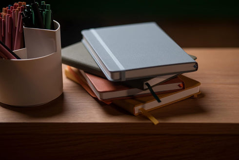 Hardcover Lined Journal with Thick 100 gsm College Ruled Paper A5 size (8.3 inches x 5.4 inches) - Daily Writing Notebook Journal for Travel, Scho...