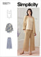 Simplicity Misses' Jacket, Tank Top, and Pull-On Pants Packet, Code 9271 Sewing Pattern, Sizes 18-26, White...