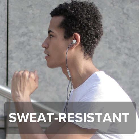 Coby Noise Isolating Metal Wired Earbuds | Wired Headphones w/Built-in Microphone for Ear Buds | Noise Canceling Headphones S/M/L Ear Gels (Silver...