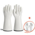 Silicone Gloves Heat Resistant Oven Gloves Barbecue Gloves PPE Reusable Dishwashing Cleaning Gloves Waterproof Cotton Lined Mitts Kitchen Gloves f...