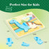 3 Pack Dinosaur Wooden Puzzles for Toddlers,Montessori Toys Dinosaur Puzzle for Kid 3 Year Old,Preschool Educational Learning Colorful Toys Gifts...