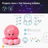 Cloud b Travel Comforting Nightlight Projector | Gentle Brightness | 3 Colors with Color Rotation Option | Auto-Shutoff | Octo Baby Pink...