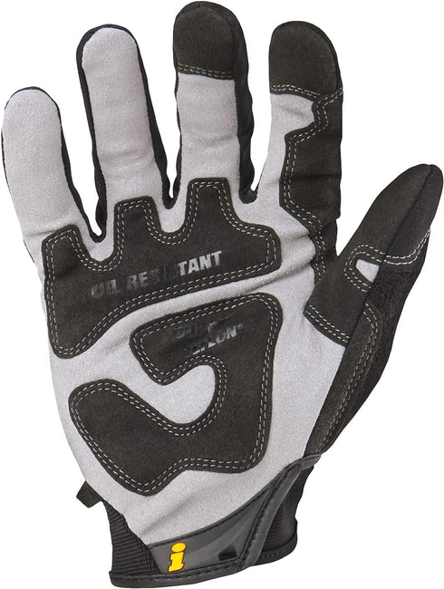 Ironclad WWX2-03-M Wrenchworx Glove with Oil & Gas Resistant Palms, Medium , Black...