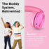 LilGadgets Connect+Wired Kids Headphones for School with Microphone, Volume Limiting & Noise Reduction Over-Ear Headset with Cord, SharePort Techn...