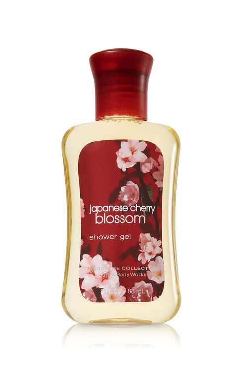 Bath & Body Works Signature Collection Japanese Cherry Blossom Travel-Size Shower Gel 3 FL OZ...