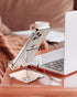 TOPGO Acrylic Cell Phone Stand, Clear Phone Holder for Office Desk, Vanity, Kitchen, Bedside Table, Compatible with iPhone/Smartphones/iPad/Switch...