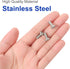 uxcell 10 Pieces M4 x 10mm TV Mount Screws, Computer TV LCD Monitor Stand Bracket Mounting Screws, Stainless Steel, Silver Tone...