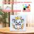 MISCER 4 Pack Animals Paint by Numbers for Kids Adults, Cartoon Paint by Number Kits for Kids, DIY Animals Oil Painting Suitable for Home Decorati...