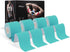 Kinesiology Tape (4 Pack) Athletic Tape 16.4ft Water Resistant Kinetic Uncut Sports Tape for Knees, Ankles, Shoulder, Pain Relief, Injury Recovery...