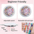 SUNFATT Clay Beads Bracelet Making Kit,Bead Spinner with 1250 PCS Mixed Color Beads Set for DIY Jewelry Making,Bracelets and Necklaces,Adjustable ...