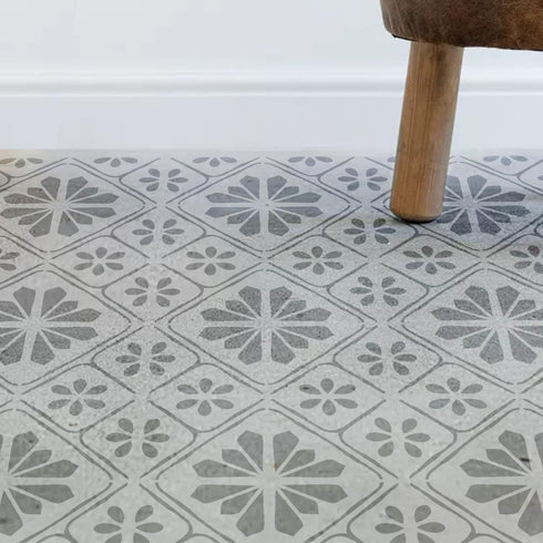 HELLATHUND 4Pcs Reusable Tile Stencils 12x12, Concrete Stencils for Patio, Large Stencils for Painting Floors, Wall Stencils for Painting (12x12in...