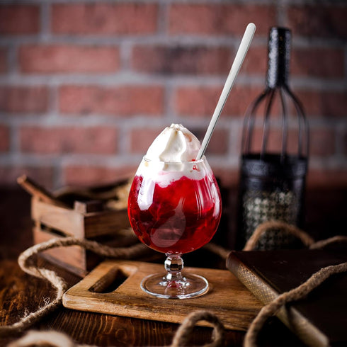 4PCS Sliver Stainless Steel Coffee Stirrers 9-Inch Long Coffee Spoons for Coffee Ice Tea Spoons Long Handle Cocktail Stirring Spoons for Cocktail ...