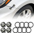 JDM Bumper Quick Release Front Rear Bumper Fasteners, 4 Piece (Gray), 8 x O-Ring...