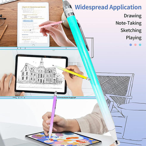 Stylus Pen for Touch Screens(5pack),High Precision & Sensitivity Capacitive Pens 2 in 1 for iPad iPhone Android Tablets and All Universal Touchscr...