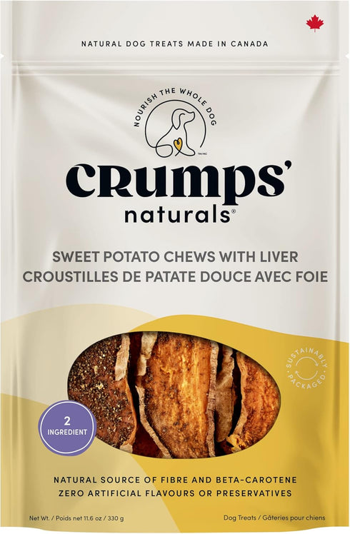 Crumps' Naturals Sweet Potato And Liver For Pets, 11.6-Ounce...