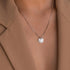 Initial K Silver Necklaces for Women Non Tarnish 925 Silver Plated Dainty Square Letter K Pendant Necklace 16.5”+2” Adjustable Waterproof Trendy N...