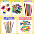 FUNZBO Arts and Crafts Supplies for Kids - Kids Craft Kit with Art Supplies & Craft Supplies, Preschool Learning Activities, Crafts for Kids, DIY ...