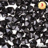 PMLAND Clear Fake Ice Rocks – 550 Pcs Large Black Acrylic Gems Crushed Plastic Diamonds, 3 Lbs / 2.25 Quarts Bulk Vase Filler for Centerpieces The...