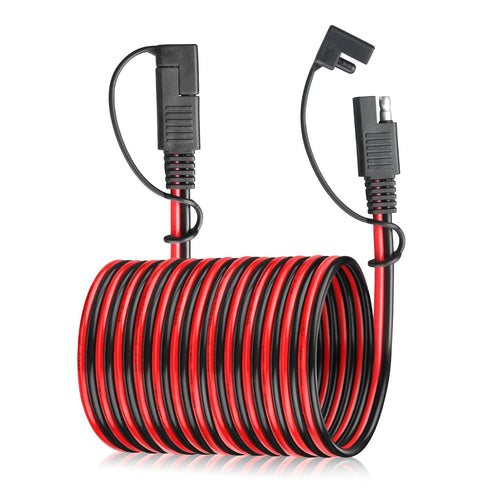 14AWG SAE to SAE Extension Cable Quick Disconnect Wire Harness SAE Connector Adapter Cable SAE Extension Cord for Solar Panel, Battery, Motorcycle...