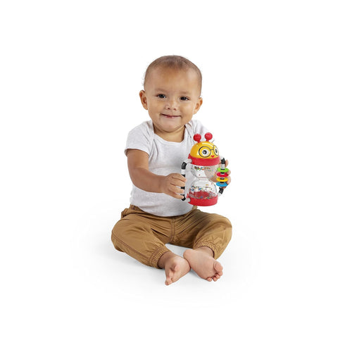 Baby Einstein Cal’s Sensory Shake-up Developmental Activity Rattle Toy, BPA Free, for Infants Ages 3 Months and up...