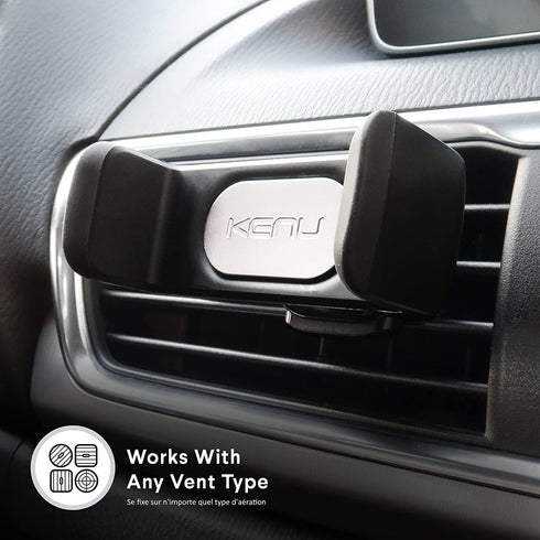 Kenu Airframe Pro | Universal Vent Car Phone Mount Holder for iPhone, Android, Pixel, Samsung, LG, Moto, Huawei, Nokia, and Large to XL Smartphone...