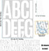 351 Pieces 36 Sheets Letter Stickers Big Font Alphabet Letter Stickers 5 Inch Self Adhesive Letters for Bulletin Board Classroom Mailbox Door Home...