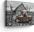 Farmhouse Bathroom Decor Wall Art Funny Highland Cow in Bathtub Pictures Wall Decor Rustic Bathroom Cow Painting for Bathroom Toilet Cattle Artwor...