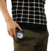 Peakeep Ultra Small, Battery Travel Alarm Clock with Snooze and Light, Silent with No Ticking Analog Quartz (Black)...