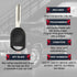 Replacement 80 Bit Transponder Ignition Car Key fits H92 H84 H85 (Guaranteed to Work) Ford Lincoln Mercury, Set of 2...