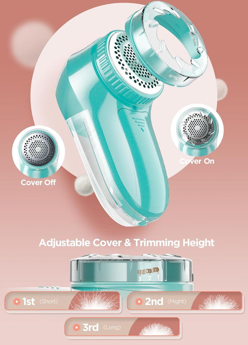 Bymore Lint Removers, Cleaning Tools for Clothes, Fabric Lint Shaver Defuzzer Sweater Shaver for Clothes and Furniture with AC Adapter Pill Fuzz R...