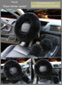 Car Steering Wheel Cover Gear Shift Handbrake Fuzzy Cover 1 Set 3 Pcs Multi-Colored with Winter Warm Pure Wool Fashion for Girl Women Ladies Unive...