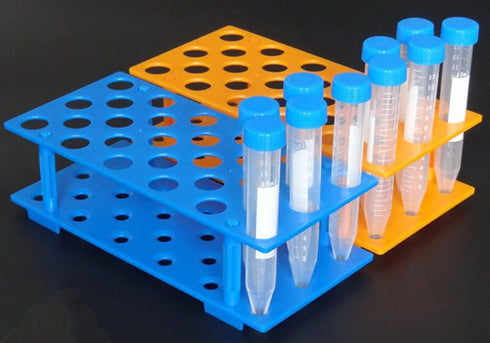 2Pcs 28 Well Centrifuge Tube Rack for 15ml Scientific Laboratory Plastic Tube Rack Holder Detachable Lab Test Tube...