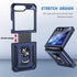 for Samsung Galaxy Z Flip 6 Case with Hinge Protection and 360°Rotate Ring Magnetic Kickstand, Samsung Z Flip6 Phone Case for Samsung Galaxy Z Fli...