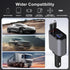 Retractable Car Charger, 4 in 1 Retractable Car Charger, 100W Dual Ports Fast Charger, Cigarette Lighter Car Charger for iPhone 15/14/13/12/11, iP...