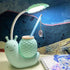 Cute Desk Lamp,Childrens Led Night Light, Portable Foldable Rechargeable Animal Table Lamp for Kids Students Desk with Lights (Blue)...